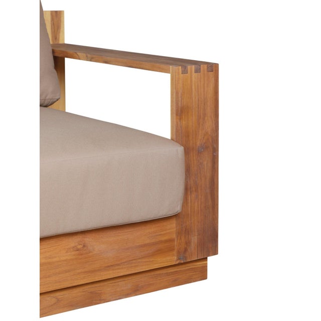 Imperial Grove Outdoor Solid Teak Wood- 84" For Sale - Image 12 of 15