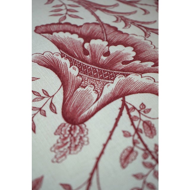 Textile French Louis XV Style Newly Upholstered Settee For Sale - Image 7 of 12