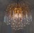 Murano Glass Teardrop Chandelier with Gilded Frame attributed to Paolo Venini, 1970s For Sale - Image 12 of 18