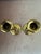 Late 20th Century Pair of Vintage Solid Brass Candlesticks Holders For Sale - Image 5 of 5