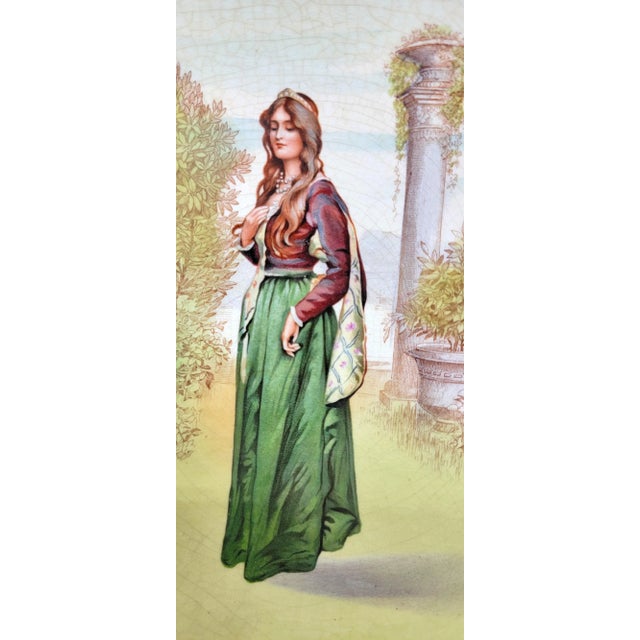 Illustration Vintage Royal Doulton Decorative Plate Juliet From the Shakespeare Series For Sale - Image 3 of 7