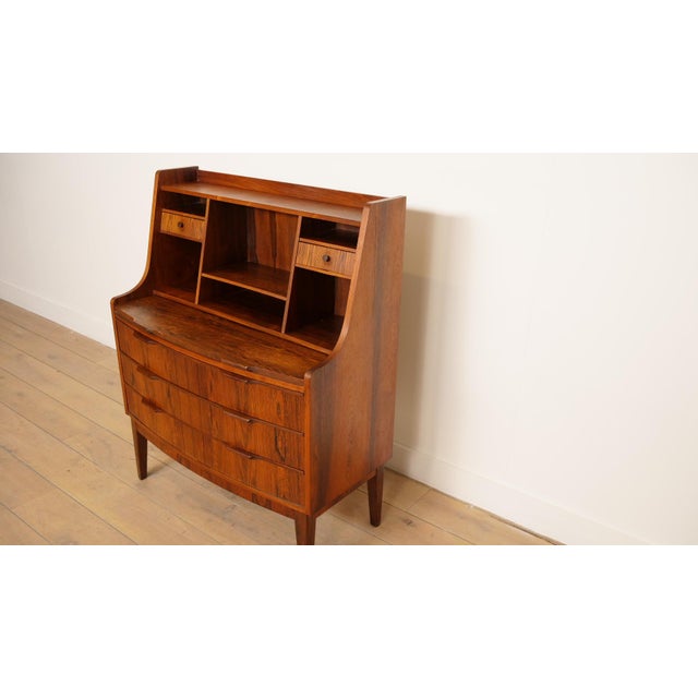 Vintage Secretaire in Rosewood, 1960s For Sale - Image 4 of 14
