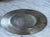 Late 20th Century Antique 18th C. European Pewter Charger With Zig-Zag Wiggle Work Initials - Pewter For Sale - Image 5 of 11