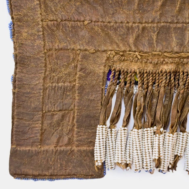 Early 20th Century Ndebele Beaded Liphotu Married Women's Apron Sidley Collection For Sale - Image 10 of 11