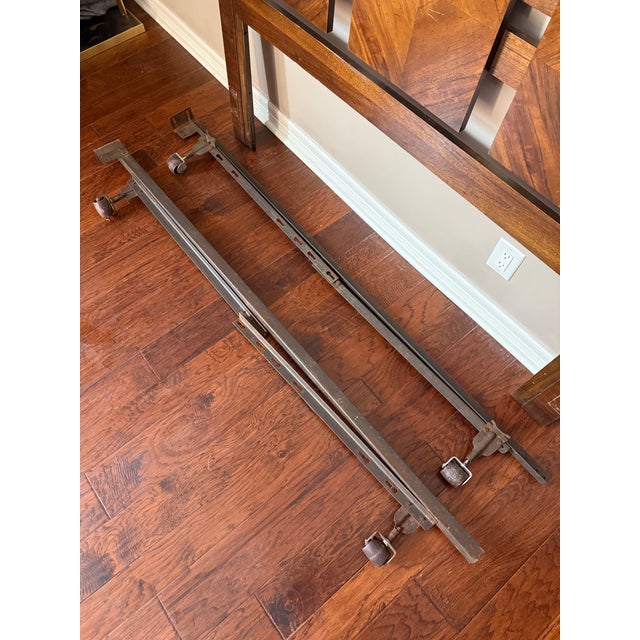 Lane Staccato Brutalist Mid Century Walnut Queen Headboard For Sale - Image 9 of 10