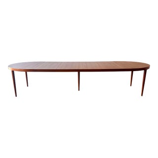 1960s Danish Modern Harry Ostergaard for Moreddi Dining Table Seats 12 For Sale