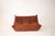 Togo Two-Seat in Brown Corduroy by Michel Ducaroy for Ligne Roset For Sale - Image 3 of 12