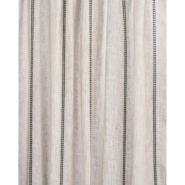 Schumacher Clyde Sheer Fabric In Driftwood For Sale
