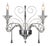 Collection Orchidea Wall Lamp in Metal and Crystal by Jago For Sale