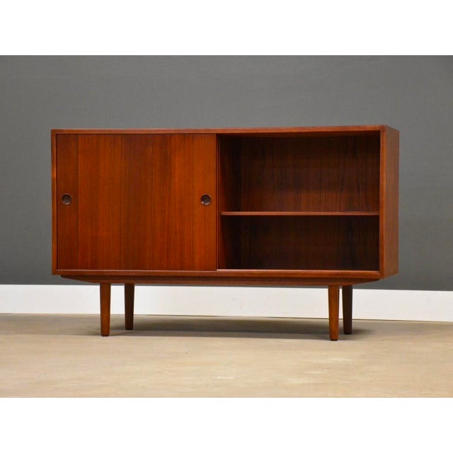 Mid-Century Modern Refinished Borge Mogensen 53” Teak Credenza For Sale - Image 3 of 12