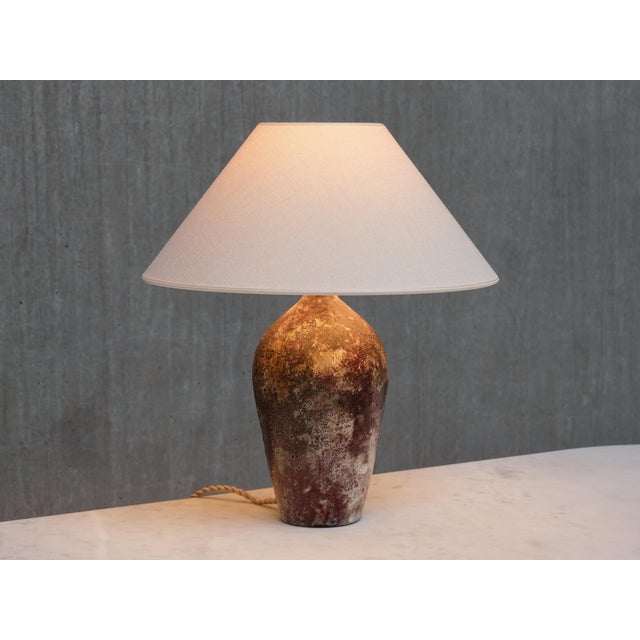 Ceramic Ceramic Table Lamp by Gerben van Hes for Twentsch Ros, Netherlands, 1960s For Sale - Image 7 of 14