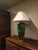 French Country Green French Pottery Lamp For Sale - Image 3 of 12