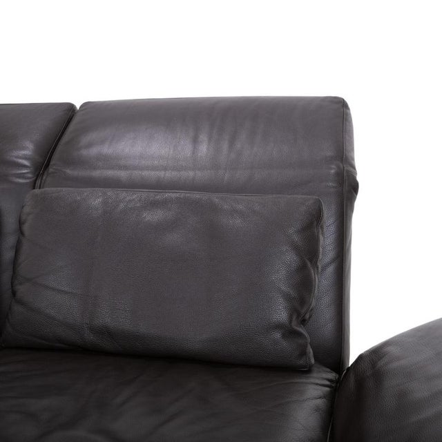 Moule Leather and Chrome Corner Sofa from Brühl For Sale - Image 4 of 15
