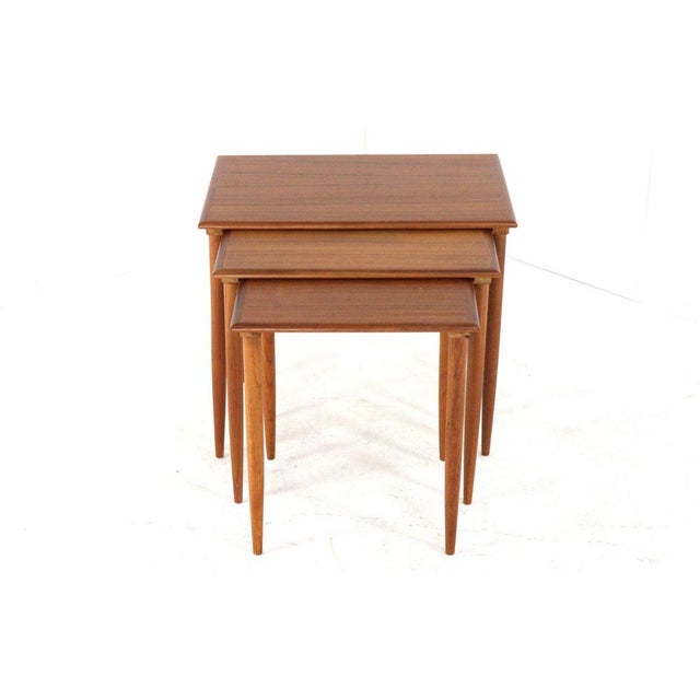 1960s Fangel Nesting Tables, Set of 3 For Sale - Image 5 of 16