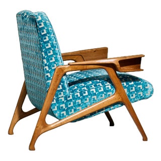 Sculptural Lounge Chair by Augusto Romano, Italy, 1940s For Sale