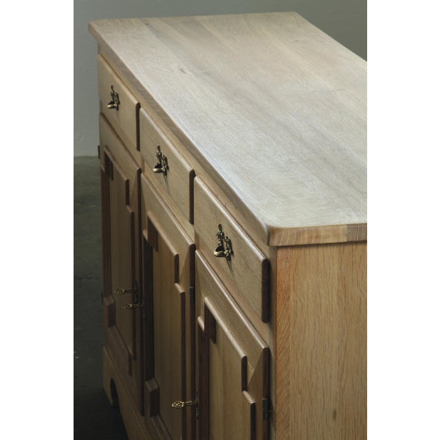 Wood Vintage Danish Low Sideboard by Henning Kjærnulf, 1960s For Sale - Image 7 of 18