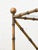 Ornamental & Decorative Materials Faux Bamboo Gilt Metal Vintage Etagere For Sale - Image 7 of 9
