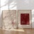Contemporary Burgundy Abstract Giclee Prints - A Pair For Sale - Image 4 of 4