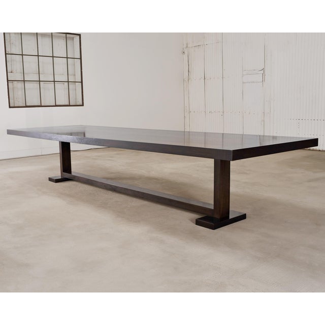 Ferrell + Mittman Art Deco Style Dining Table and 12 Chairs For Sale In Sacramento - Image 6 of 18