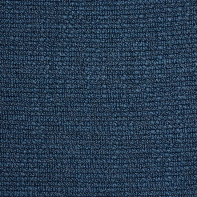 Contemporary Schumacher Sonny Indoor/Outdoor Fabric In Navy For Sale - Image 3 of 3