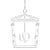Currey & Company Denison White Large Chandelier For Sale
