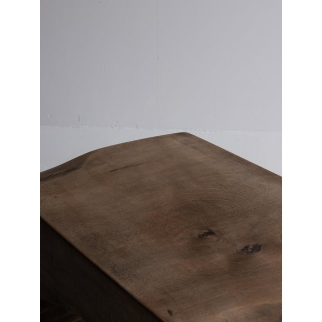 Japanese Old Primitive Side Chair 1940s-1960s / Stool Display Stand Wabi Sabi For Sale - Image 12 of 12