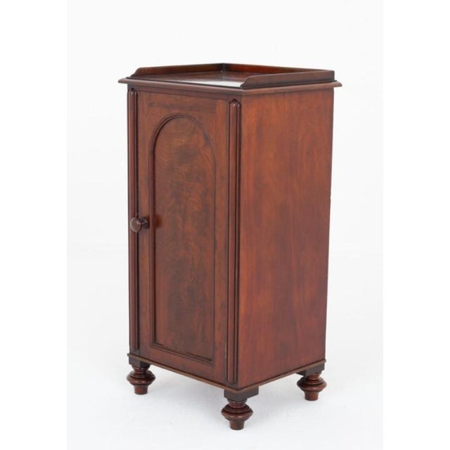 William IV Bedside Chest in Mahogany, 19th Century For Sale - Image 6 of 6
