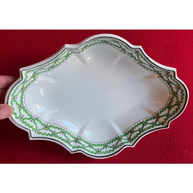 Antique 18th Century English George III Creamware Serving Dish Circa 1790 For Sale - Image 9 of 10