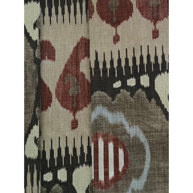 Lewis & Wood - Kimono Fabric 5 yards width - 54 in pattern repeat - 37 in composition: 100% linen