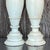 Vintage Boho Faux Finished Turned Wood Lamps- a Pair For Sale - Image 11 of 12