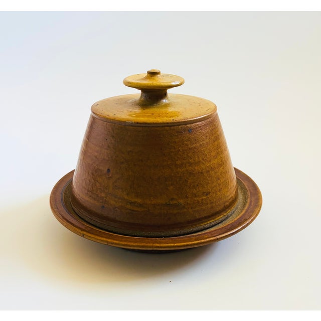 Brown Bill Creitz Studio Pottery Cloche For Sale - Image 8 of 15