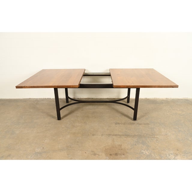 Wood L. & J. G. Stickley Mission Oak Arts & Crafts Extension Dining Table For Sale - Image 7 of 17