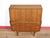 Brown Mid Century Modern Vintage Teak Bureau Secretaire Desk by S Form Danish Style For Sale - Image 8 of 10