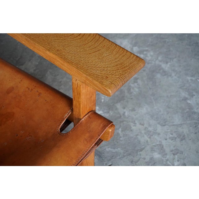 Børge Mogensen Early Spanish Chairs by Børge Mogensen for Fredericia, Denmark, 1970s, Set of 2 For Sale - Image 4 of 10