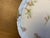 Gold Antique Haviland & Co. Limoges French Porcelain Carnation Plate With Heavy Gold Rim For Sale - Image 8 of 8