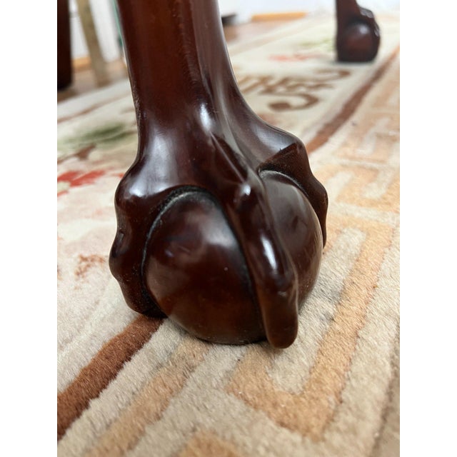 Kindel Furniture 1980s Complete 11-Piece Chippendale Mahogany Dining Suite For Sale - Image 4 of 13