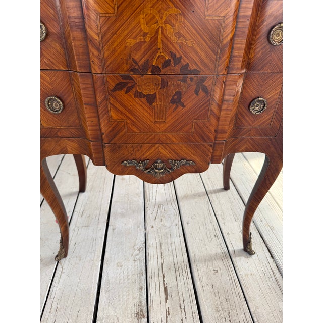 Wood 19th Century French Louis XVI Marble Top Chest of Drawer / Commodes For Sale - Image 7 of 12