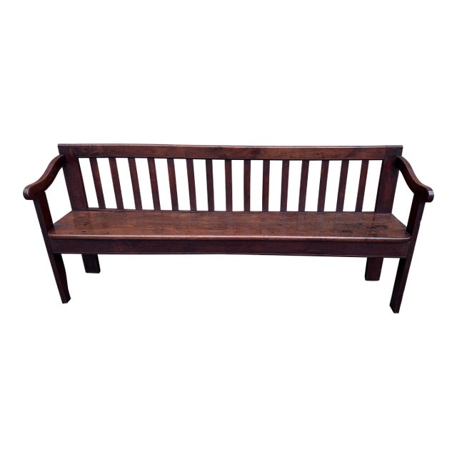 Early 19th Century French Hall Bench For Sale