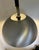 Metal Up and Down Pendant in Brushed Metal, 1970s For Sale - Image 7 of 13