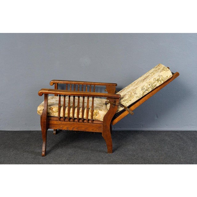 Adjustable Lounge Chair in Oak For Sale - Image 15 of 18