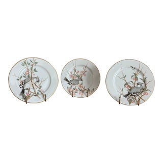 Fritz & Floyd Decorative Bird Plates- Set of 3 For Sale