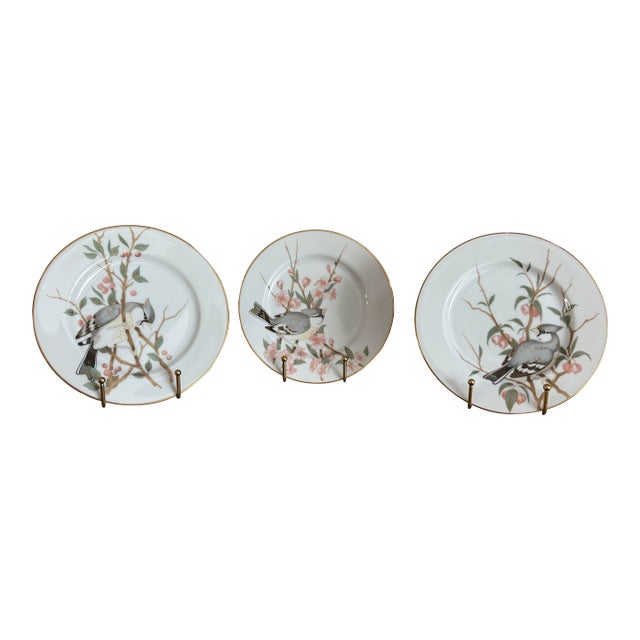 Fritz & Floyd Decorative Bird Plates- Set of 3 For Sale