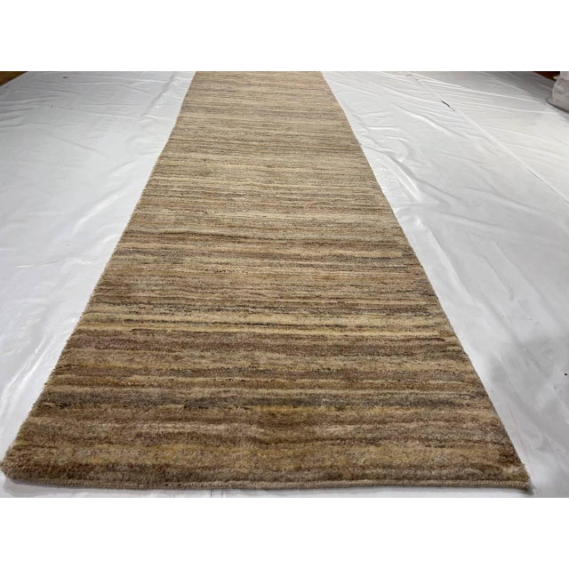Pasargad DC Fine Hand Knotted Gabbeh Runner Rug For Sale - Image 4 of 8