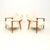 Mid-Century Modern Vintage Swedish Walnut Chairs by Inge Andersson for Bröderna Andersson, 1960, Set of 2 For Sale - Image 3 of 11