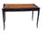 Late 20th Century Faux Bamboo Leather Top Writing Desk For Sale - Image 4 of 18