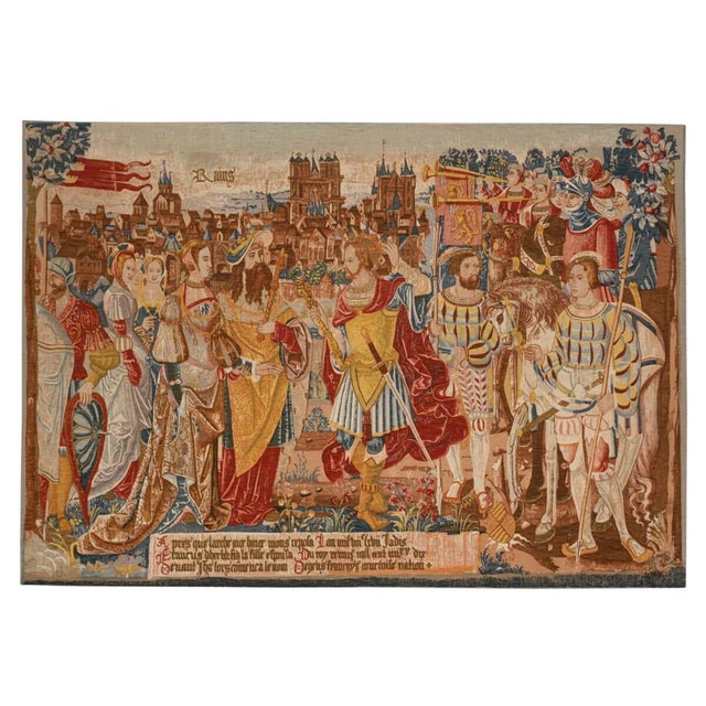 This beautiful tapestry is Silkscreened (also known as serigraphed) onto an irregularly woven fabric made from wool,...