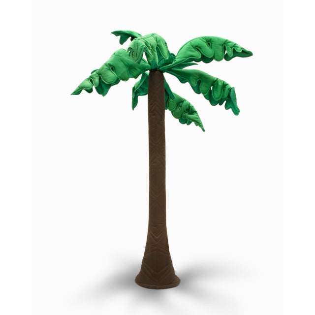1970s Large Vintage Palm Tree Soft Sculpture, Signed and Dated, 1979 For Sale - Image 5 of 8