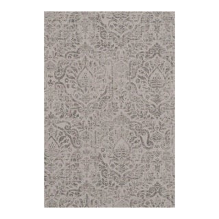 Aragon Vintage Silver Double Width Fabric - Sample For Sale