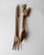 Vintage Folk Art Italian Wooden Cutlery Sculptures, 1960s For Sale - Image 11 of 11
