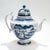 Antique Chinese Export Blue & White Canton Porcelain Tea Pot For Sale - Image 4 of 18